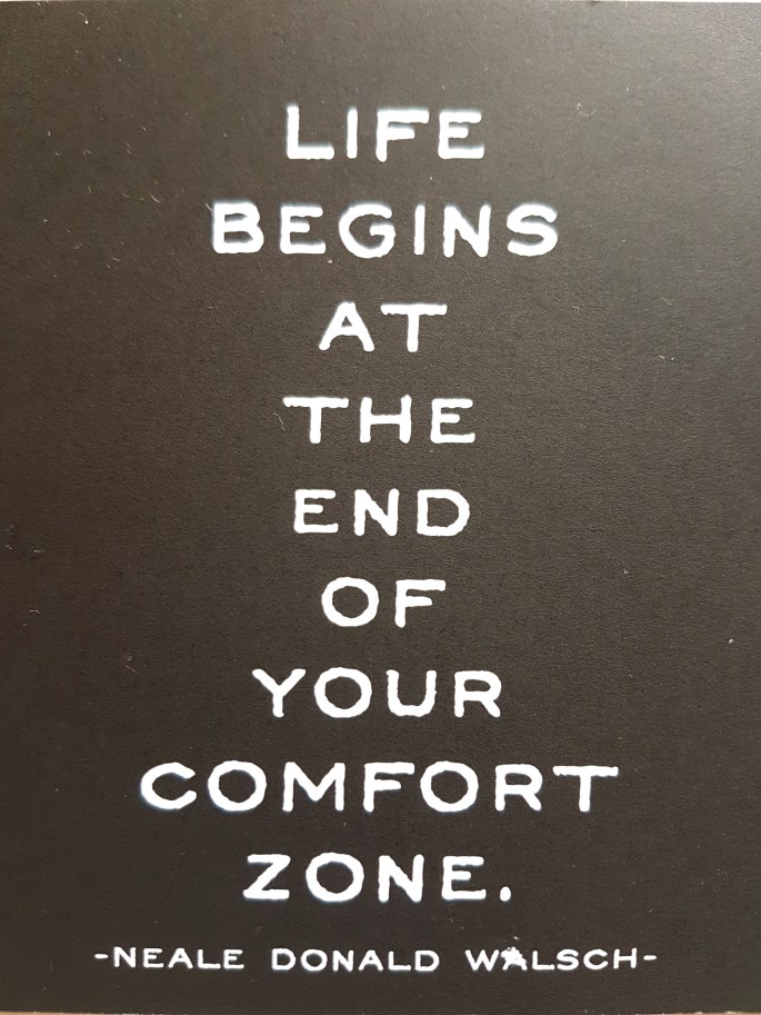 life begins at the end of your comfort zone by Neal Donald Walsch #freeelectrons.family