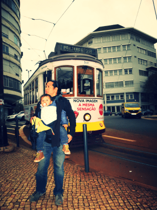 Tram 28 - a nostalgic ride and a savior of big-baby-carrying fathers!