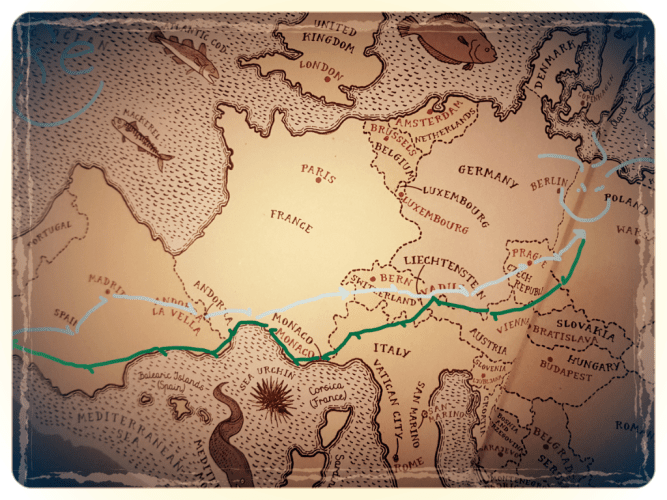 freeelectrons.family camping roadtrip from Spain to Poland and back