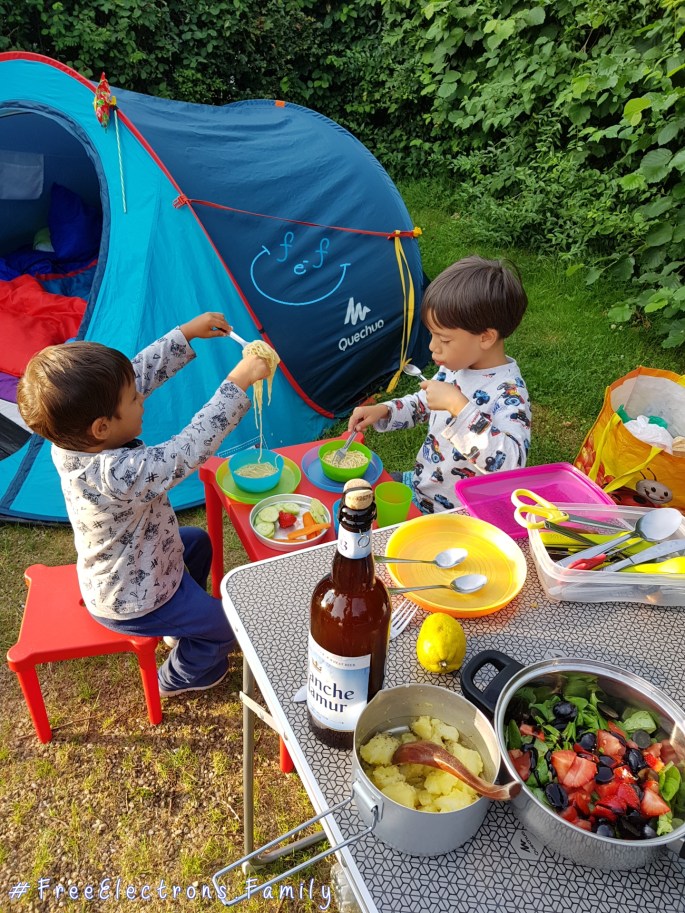 #FreeElectrons.Family - camping road trip Europe 2 eating well