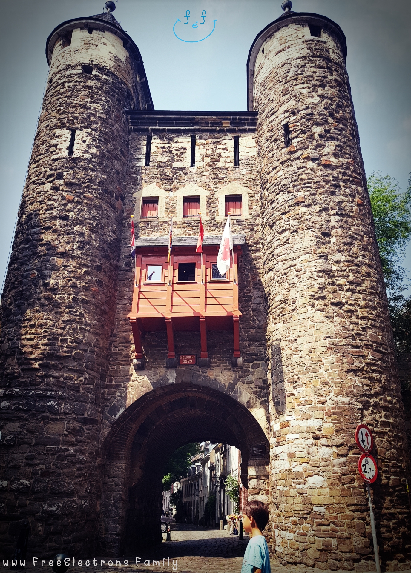 Helpoort (the Gate of Hell). 

#FreeElectrons.Family - camping road trip Europe Maastricht