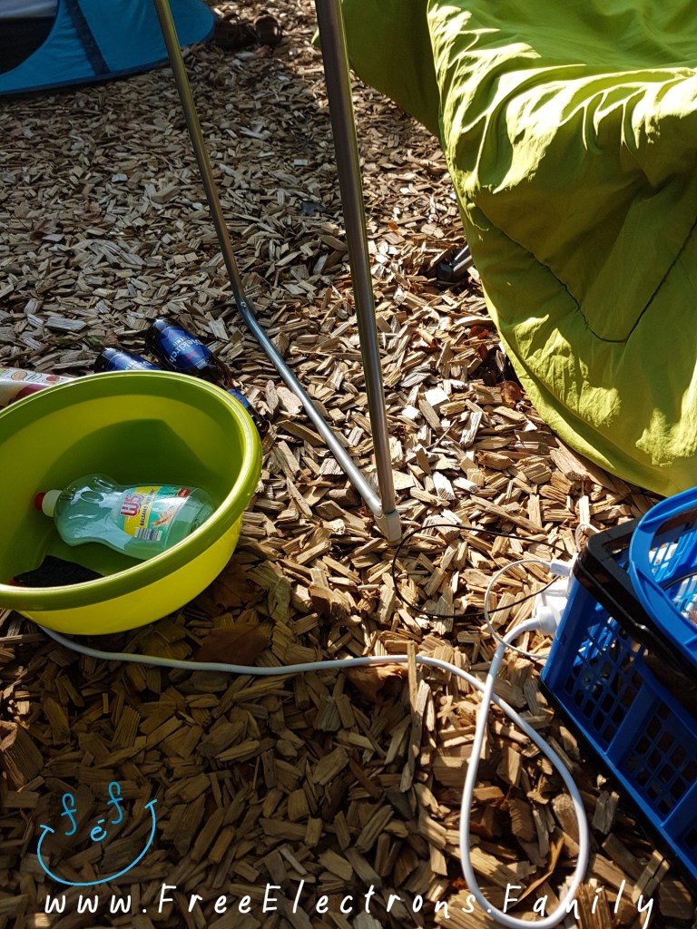 Wood cuttings for ground cover.

Text reads: www.FreeElectrons.Family