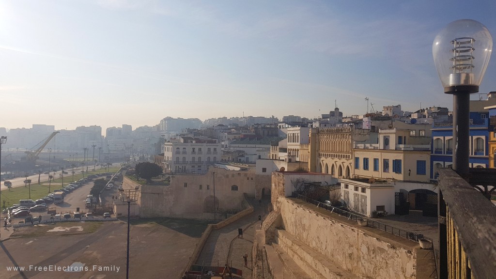 View of Tangier city from a vantage point.
